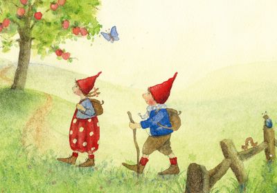 Urachhaus Verlag Postkartenbuch Pippa und Pelle
