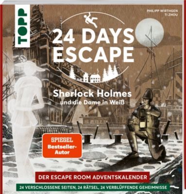 Image of Buch - 24 DAYS ESCAPE - Der Escape Room Adventskalender: Sherlock Holmes und die Dame in Weiß