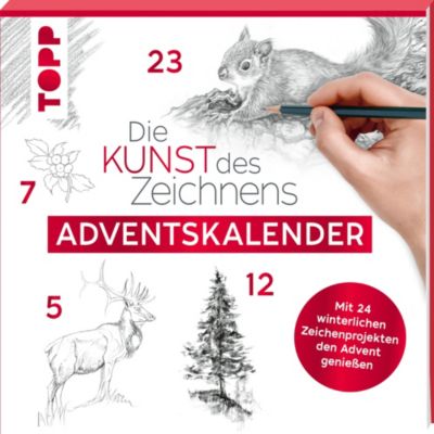 Adventskalender Die Kunst des Zeichnens, frechverlag  myToys