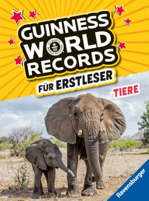 Image of Buch - Guinness World Records Erstleser - Tiere (Rekordebuch zum Lesenlernen) Kinder