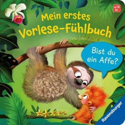 Image of Buch - Mein erstes Vorlese-Fühlbuch: Bist du ein Affe?