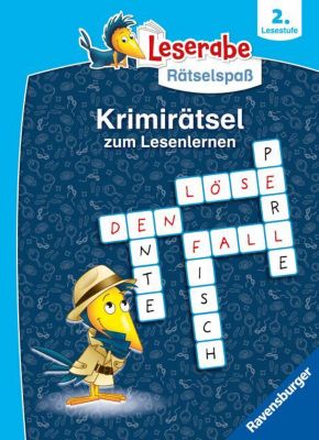 Image of Buch - Ravensburger Leserabe Rätselspaß - Krimirätsel zum Lesenlernen ab 7 Jahren - 2. Lesestufe