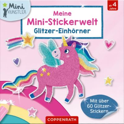 Image of Meine Mini-Stickerwelt - Glitzer-Einhörner