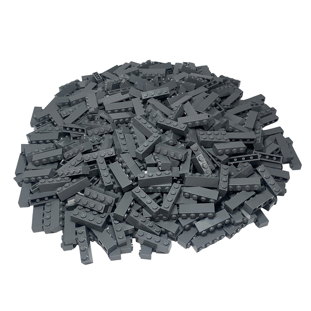 LEGO® 1x4 Steine Dunkelgrau 100 Stück Dark bluish grey 3010 100x