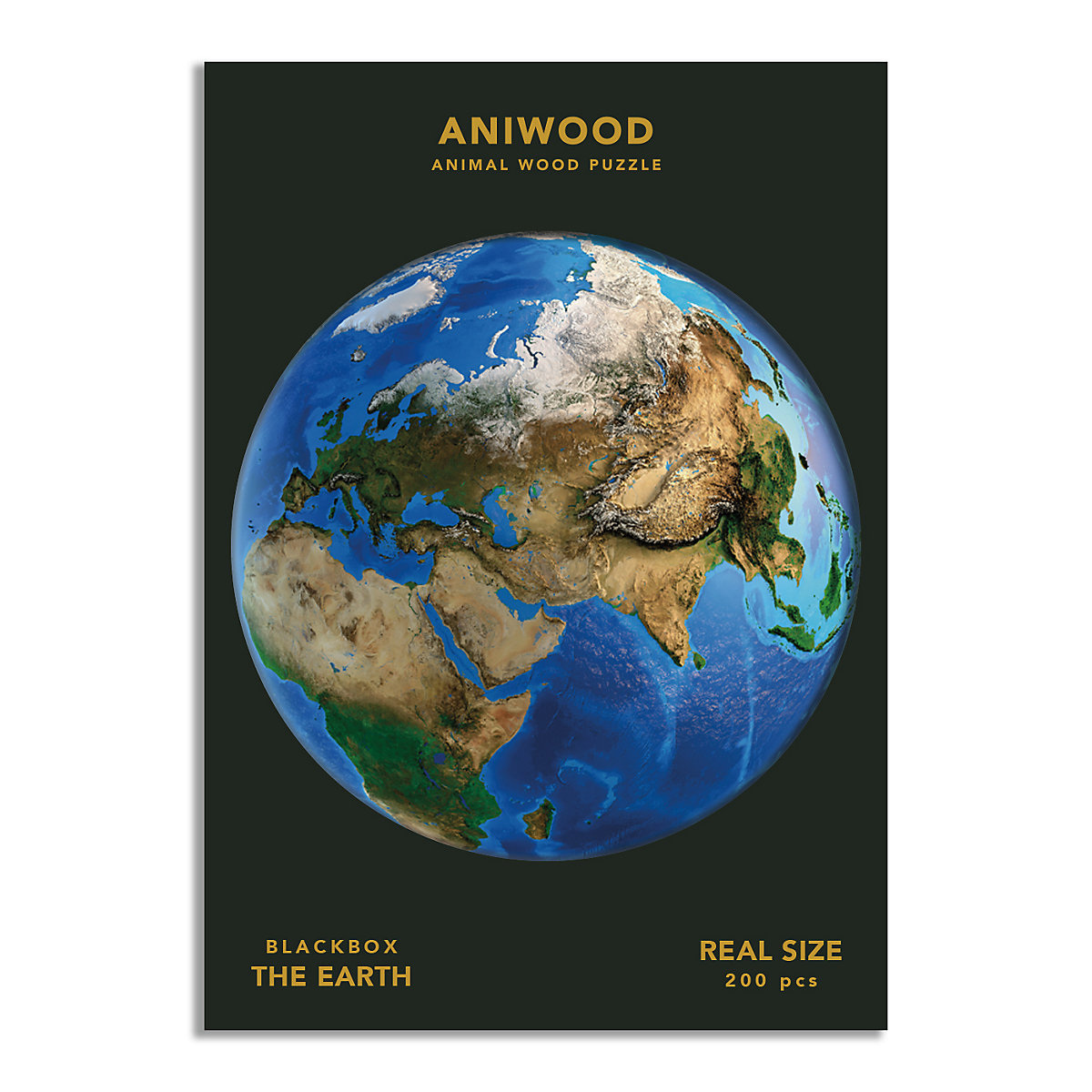 ANIWOOD Holz-Puzzle Die Erde L (200 Teile)