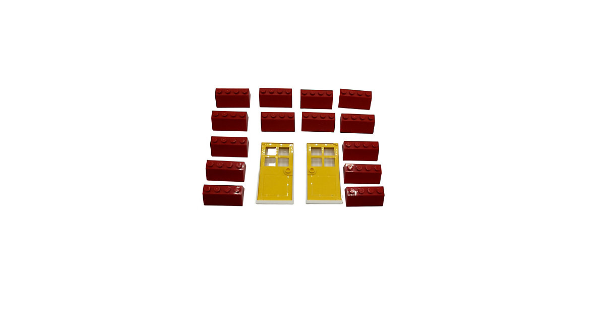 Spielzeug/Konstruktionsspielzeug: Lego Lego® Dachsteine und Türen - gelb - 16 Teile - neu mehrfarbig