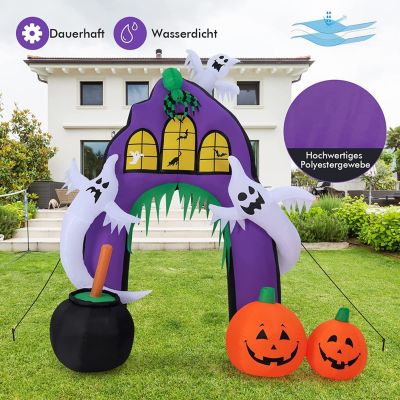 Halloween-Torbogen Beleuchtet 270cm Aufblasbar, COSTWAY®  myToys