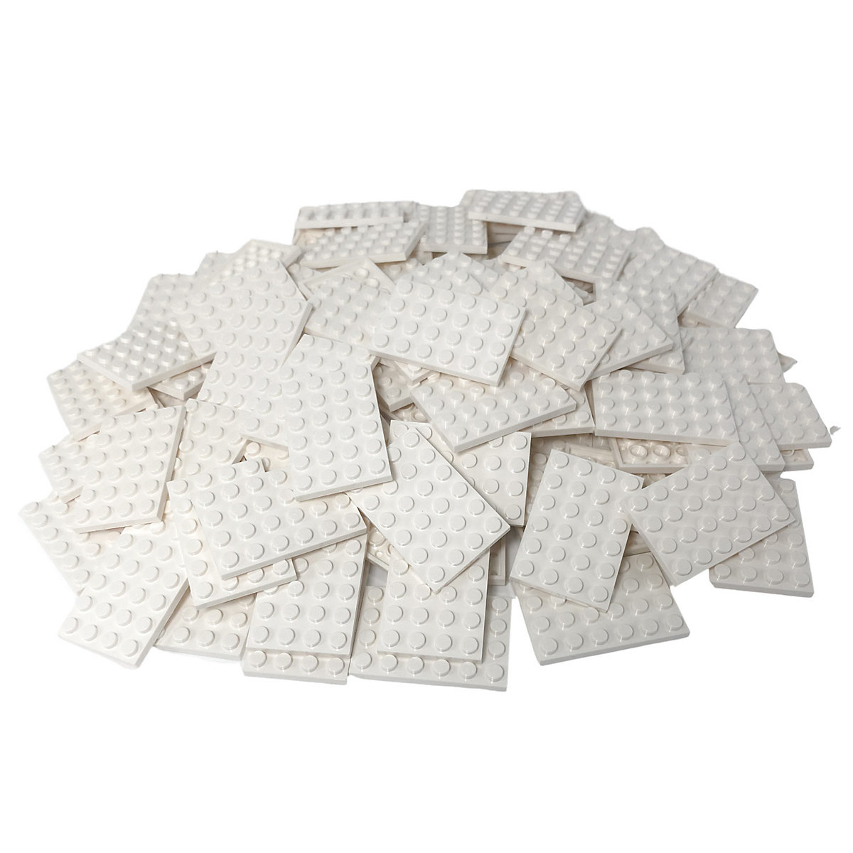 LEGO® 4X6 Platten Weiss White Plate 3032 Brandneu 50x