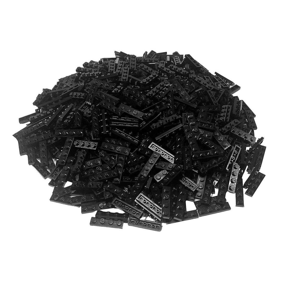 LEGO® 1x4 Platte Schwarz Black Plate 3710 1000x
