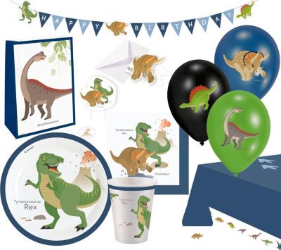 Riethmüller Partyset Happy Dinosaur 61-tgl.