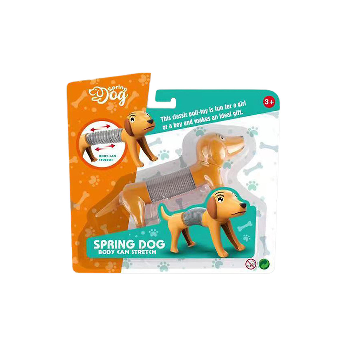 Vicabo Fidget Pop Tube Toys Spring Dog Geschicklichkeitsspiele für Kinder