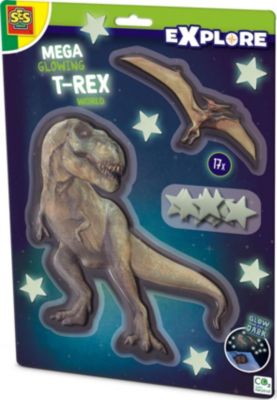 SES Creative Megaleuchtende T-Rex-Welt 17 Sticker