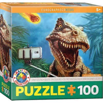Puzzle Dinosaurier Selfie, 100 Teile