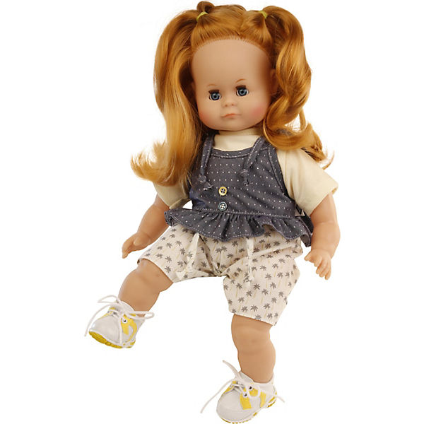 Schildkröt Puppe Schlummerle Gr. 37 cm (kämmbare rote Haare, blaue Schlafaugen, Baby Puppe inkl. Kleidung)