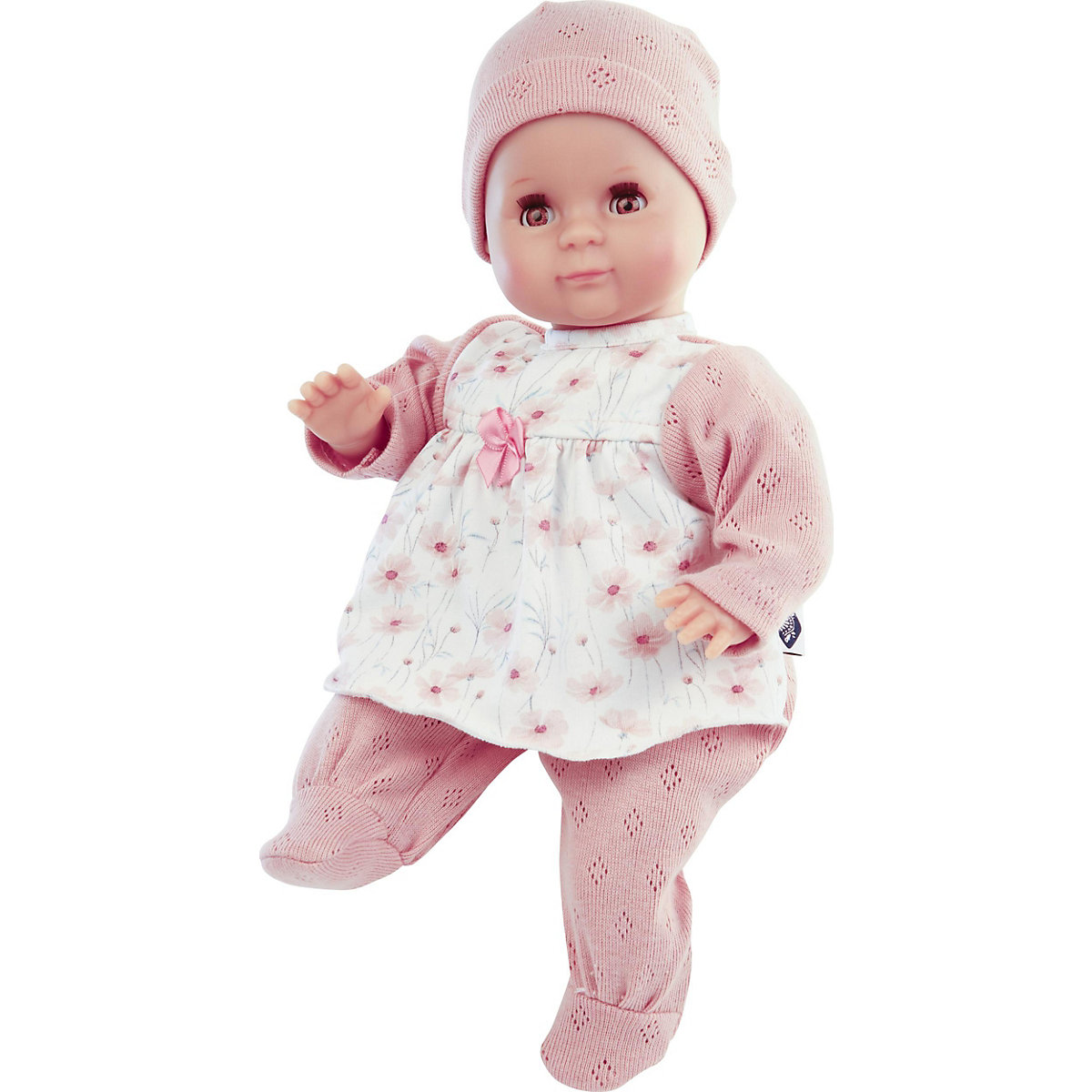 Schildkröt Puppe Schlummerle Gr. 32 cm (Mal Haar braune Schlafaugen Baby Puppe inkl. Kleidung)