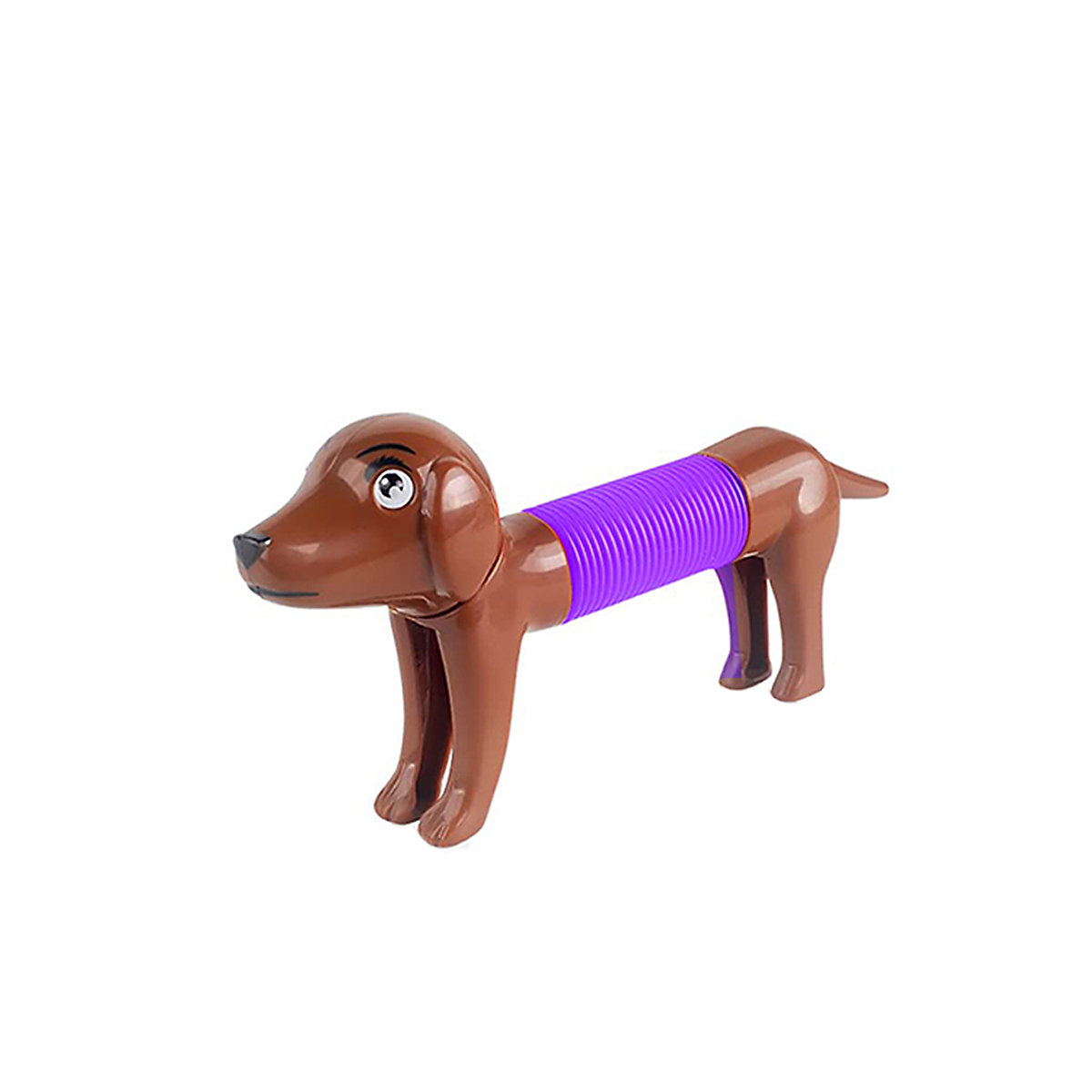 frler Pop Tubes Sensorisches Spielzeug Einziehbarer Hund Geschicklichkeitsspiele für Kinder