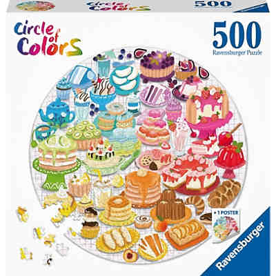 Puzzle 17171 Circle of Colors - Desserts & Pastries 500 Teile