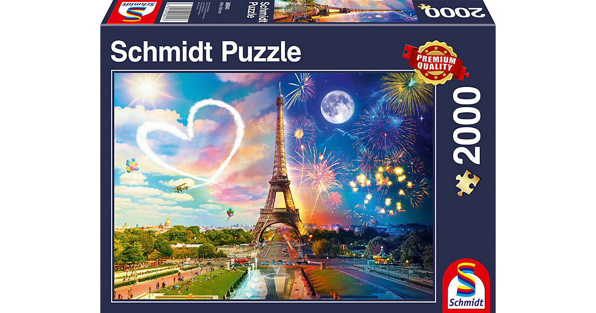 Puzzles: Schmidt Spiele Paris, Tag und Nacht