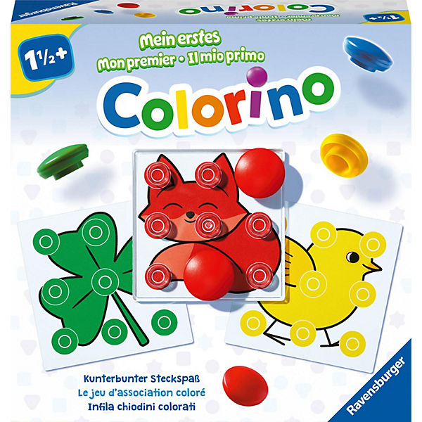 Ravensburger 25981 Mein erstes Colorino, Lernspiel - So wird Farben lernen zum Kinderspiel - Der Spieleklassiker für Kinder ab 1,5 Jahren