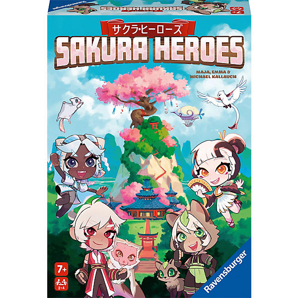 Ravensburger 20957 Sakura Heroes - Würfelspiel mit ganz viel Action für 2-4 Spieler ab 7 Jahren