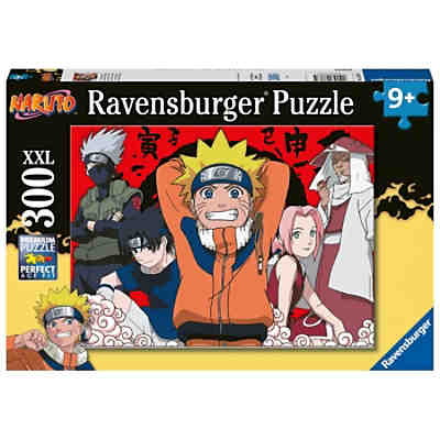Ravensburger Kinderpuzzle 13363 - Narutos Abenteuer - 300 Teile XXL Naruto Puzzle für Kinder ab 9 Jahren