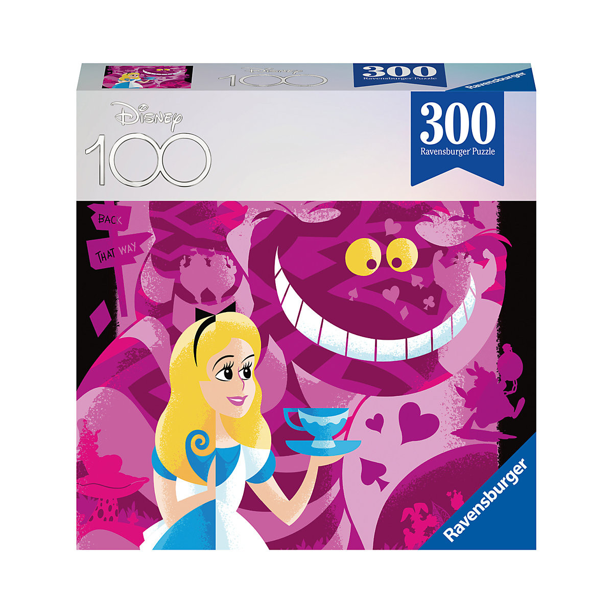 Ravensburger Puzzle 13374 Alice 300 Teile Disney Puzzle für Erwachsene und Kinder ab 8 Jahren