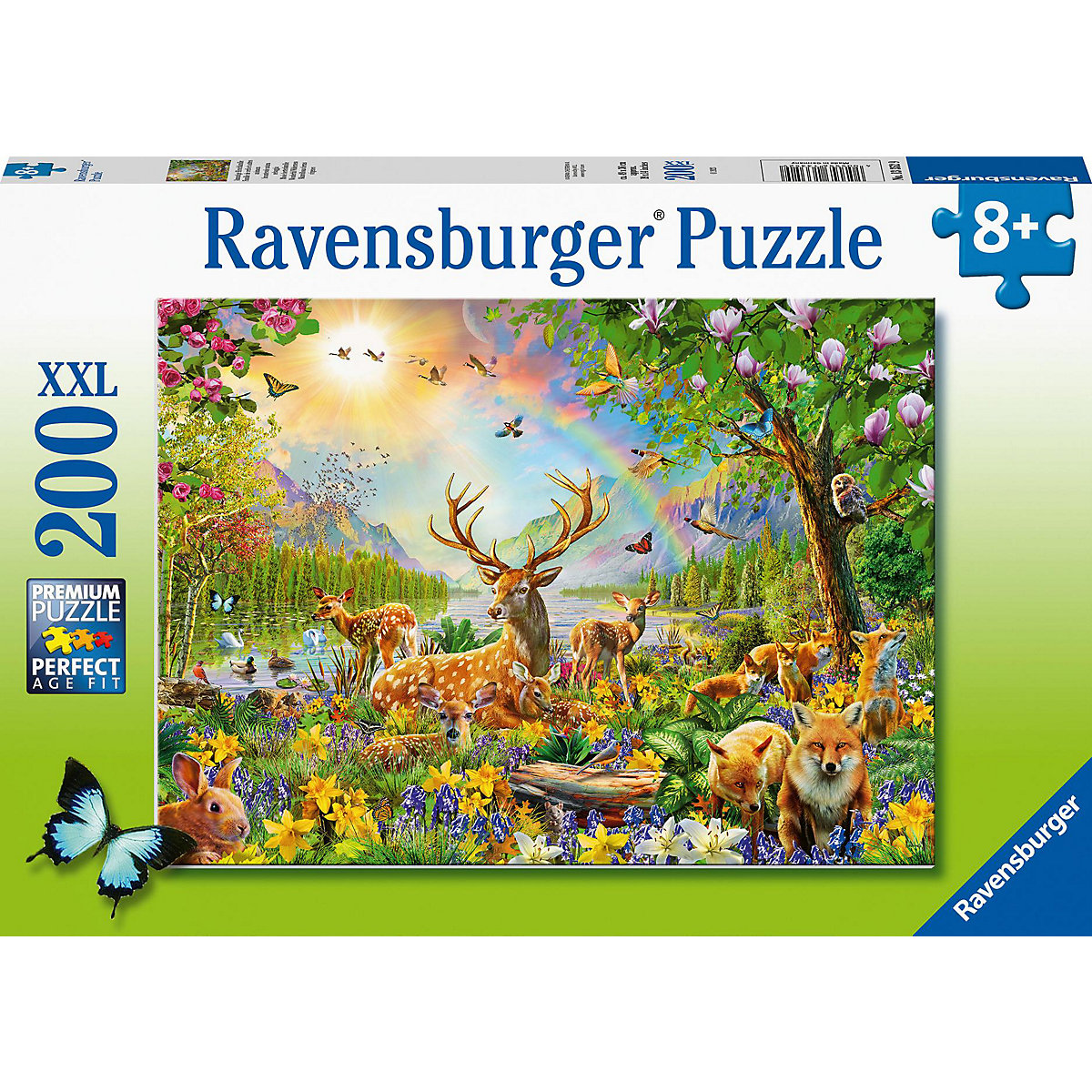 Ravensburger Kinderpuzzle 13352 Anmutige Hirschfamilie 200 Teile Puzzle für Kinder ab 8 Jahren