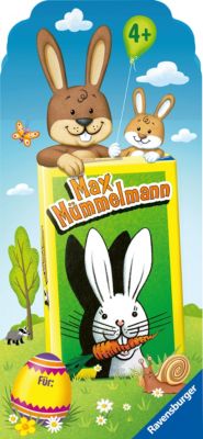 Ravensburger 80545 Osteraktion Max Mümmelmann Mitbringspiel für 2-4 Spieler Kinderspiel ab 4 Jahren