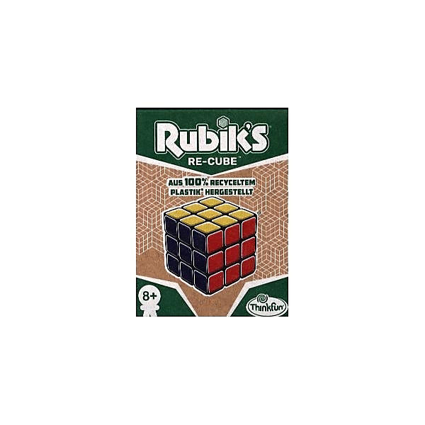 Thinkfun Rubik's Re-Cube, der original Zauberwürfel 3x3 von Rubik's in der nachhaltigeren Variante für Erwachsene und Kinder ab 8 Jahren