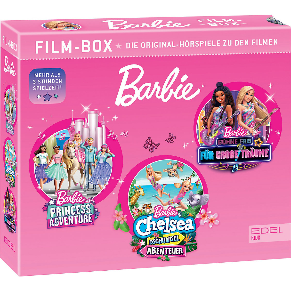 CD-Box Barbie Film-Box (Princess Adventures Dschungel Bühne frei)