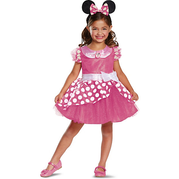 Disney Pink Minnie Kinderkostüm Deluxe XS (3-4 Jahre)