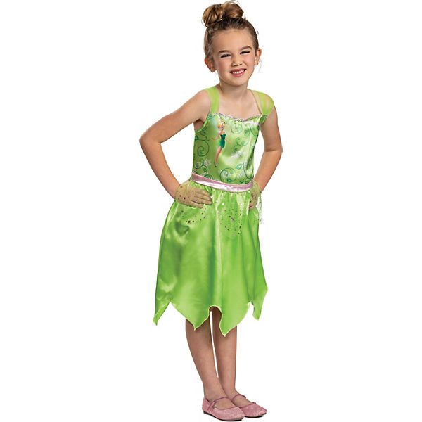 Disney Fairies Tinkerbell Kinderkostüm Basic Plus XS (3-4 Jahre)