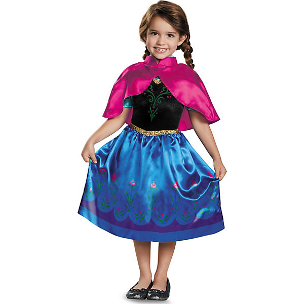 Disney Die Eiskönigin Anna auf Reise Kinderkostüm Classic  M (7-8 Jahre)
