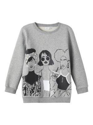 Name it sweatshirt Grau KINDER Pullovers & Sweatshirts Pailletten Rabatt 58 % 