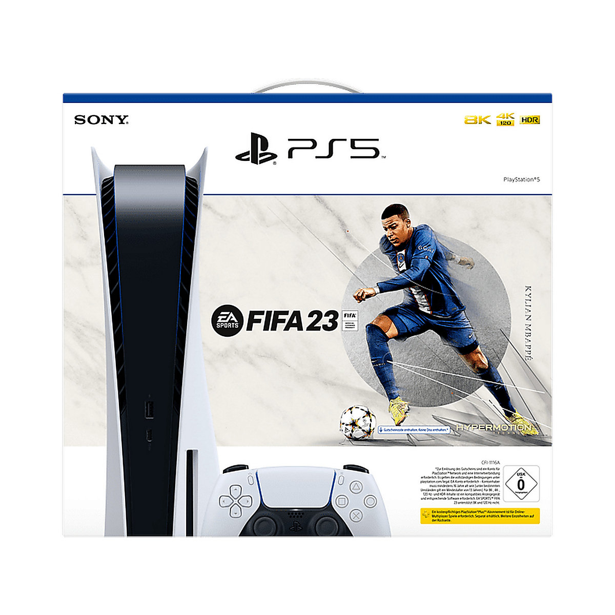 Sony PlayStation 5 PS5 Disc Konsole + FIFA 23 Voucher