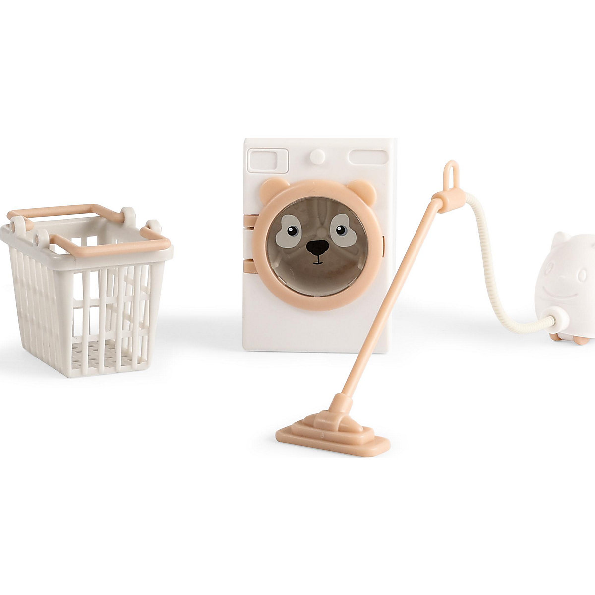 Lundby Puppenhaus-Reinigungsset: Staubsauger Waschmaschine und Wäschekorb Lundby Puppenhaus-Reinigungsset: Staubsauger Waschmaschine und Wäschekorb