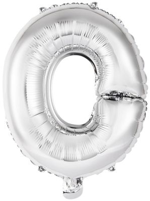 Amscan Folienballon Buchstabe O mini 34cm silber