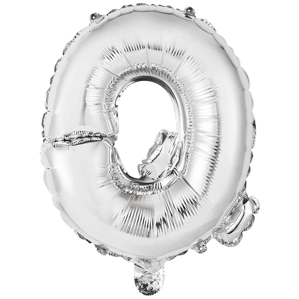 Amscan Folienballon Buchstabe Q mini 34cm silber