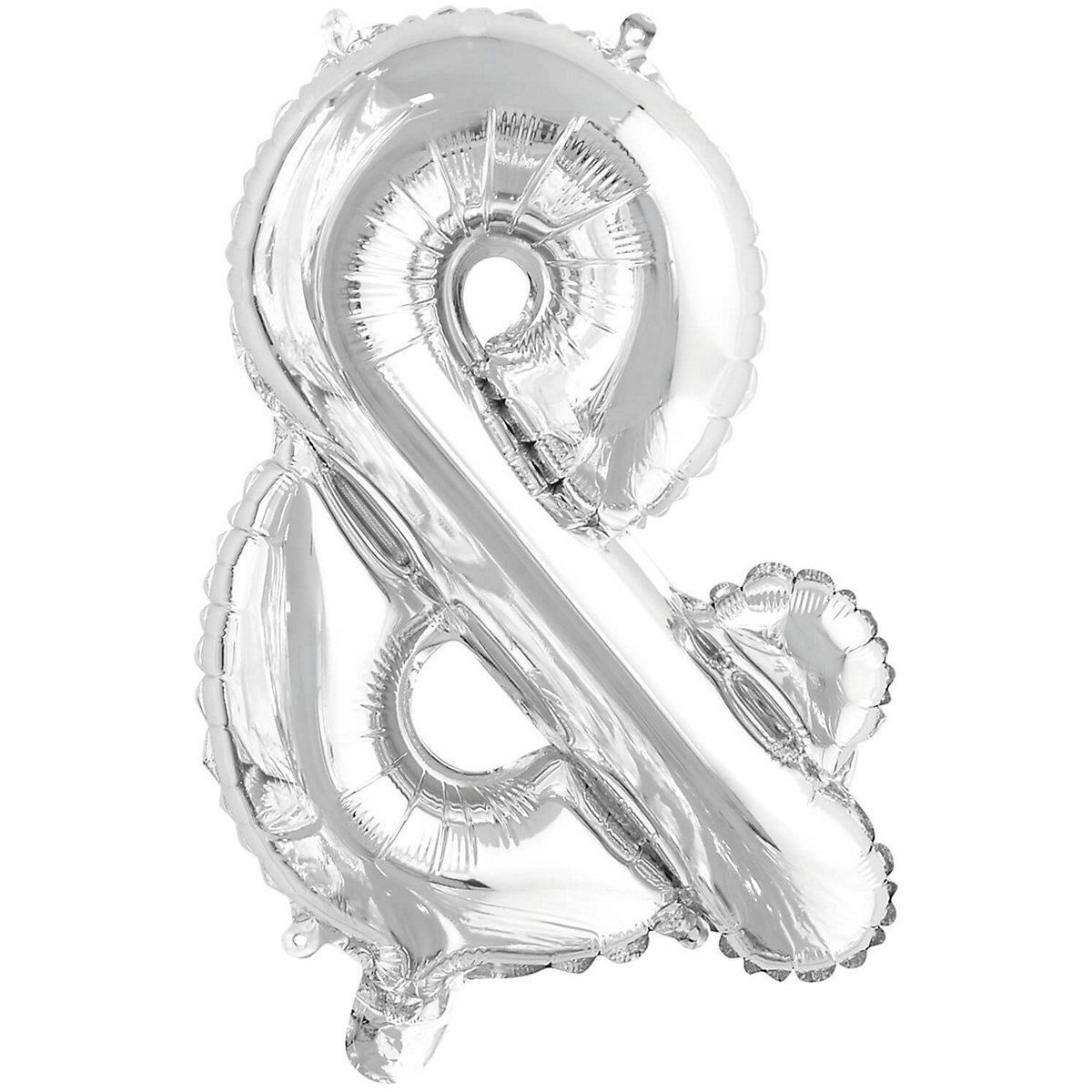 Amscan Folienballon Zeichen & mini 34cm silber