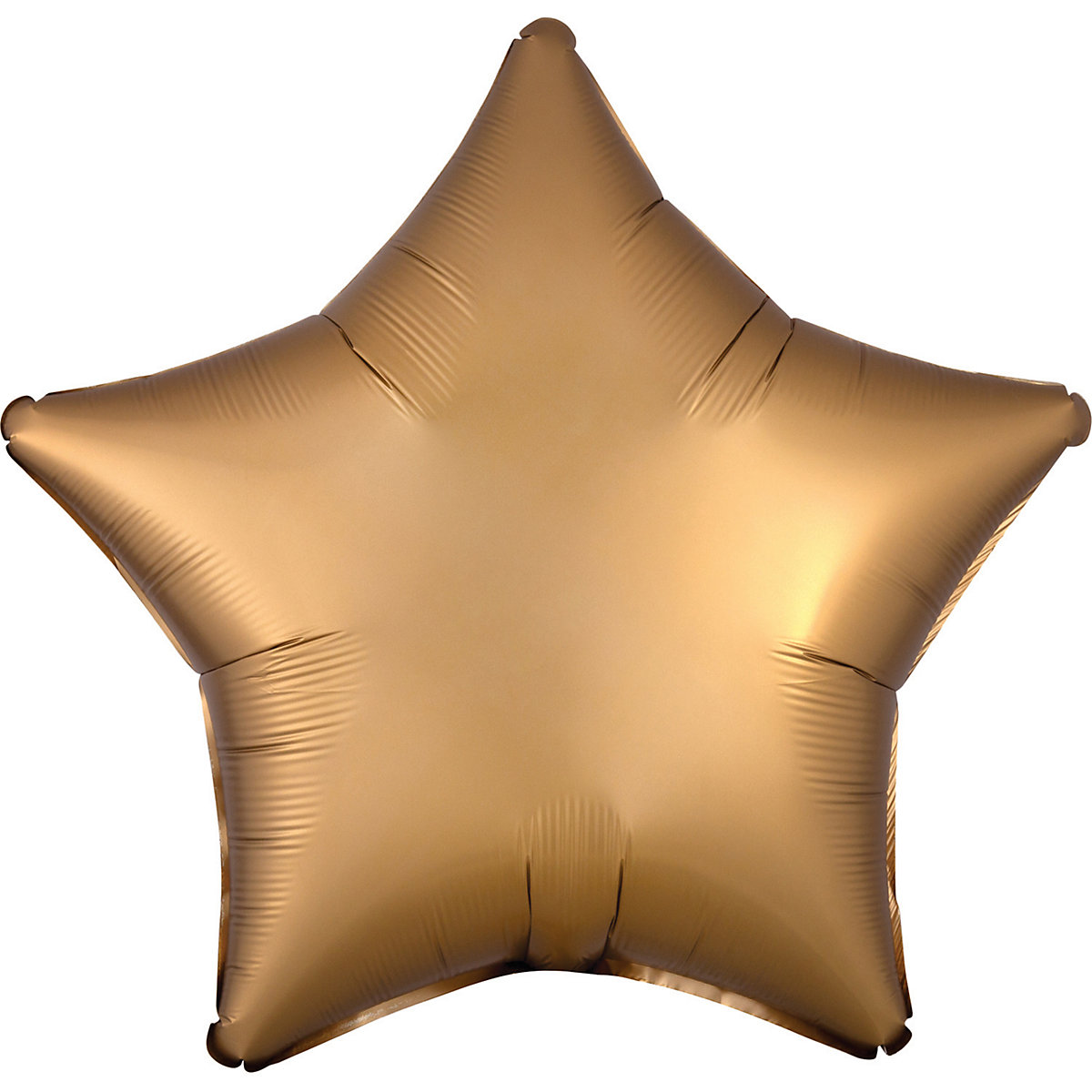 Amscan Folienballon Stern 48cm Seidenglanz gold