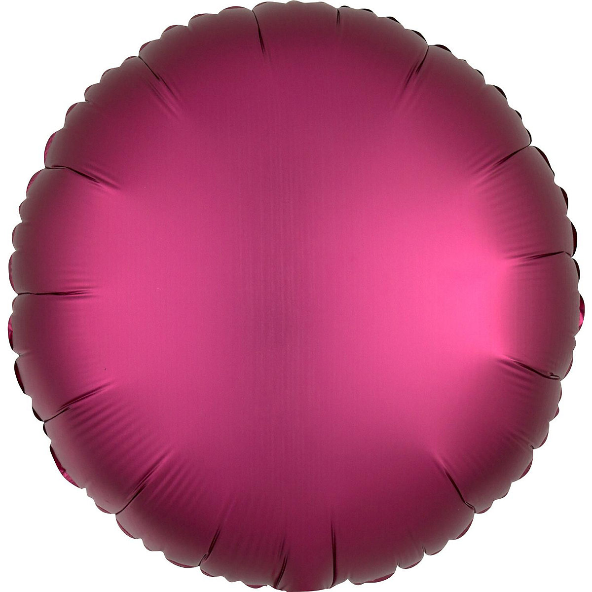 Amscan Folienballon rund D43cm Seidenglanz granatapfel