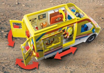 PLAYMOBIL® 71202 Rettungswagen mit Licht und Sound, PLAYMOBIL City Life myToys