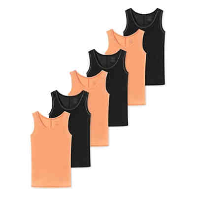 Unterhemd / Tanktop 6er Pack Personal Fit Unterhemden für Mädchen