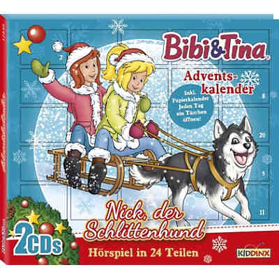 CD Bibi und Tina  Adventskalender - Nick, der Schlittenhund (2 CDs)