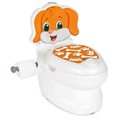 Meine kleine Toilette Hund mit Spülsound und Toilettenpapierhalter
