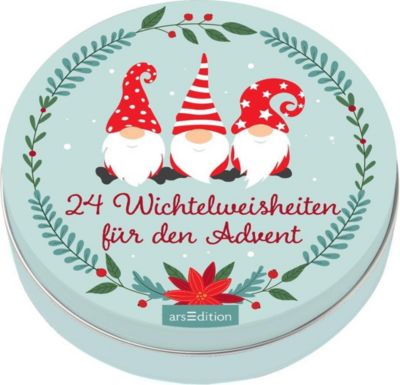 Image of Buch - Adventskalender in der Dose. 24 Wichtelweisheiten den Advent Kinder