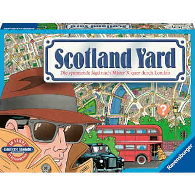 Ravensburger 27461 - Scotland Yard 40 Jahre Jubiläumsedition - im Retro-Design - mit Abenteuerbuch - Abwechslungsreiches Familienspiel für Erwachsene und Kinder ab 8 Jahren, für 2-6 Spieler
