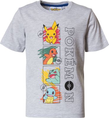 twee weken Veroveraar werkgelegenheid Pokemon Kinder T-Shirt, Pokemon, grau | myToys
