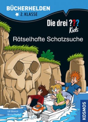 Image of Buch - Die drei ??? Kids, Bücherhelden 2. Klasse, Rätselhafte Schatzsuche