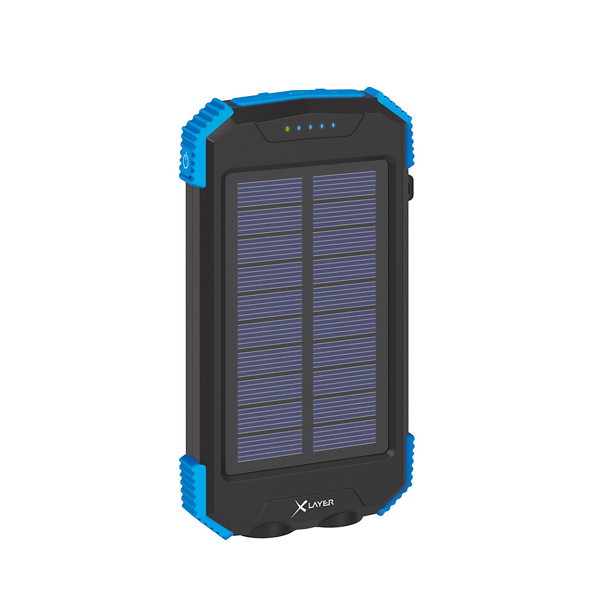 Xlayer POWERBANKS Powerbank Solar 10000 mAh Wireless externes Ladegerät Tragbar Notfall